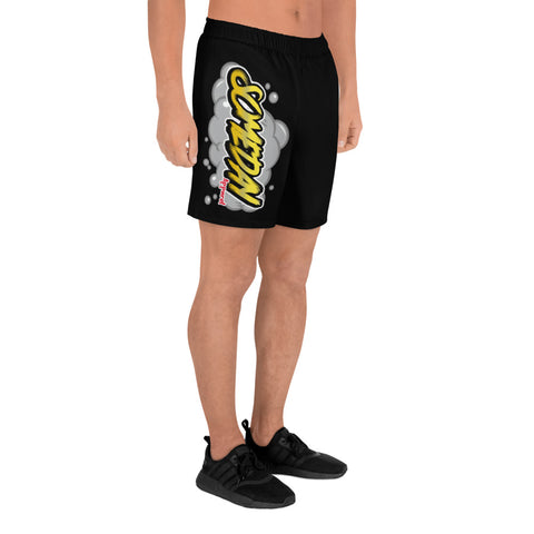 men's athletic long shorts.