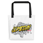 logo tote bag.