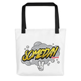 logo tote bag.