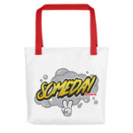 logo tote bag.