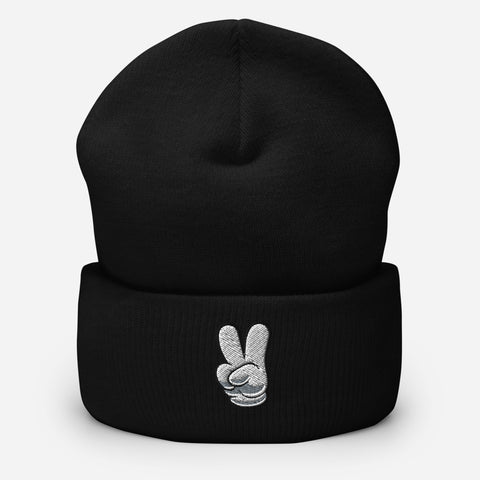 peace someday beanie.