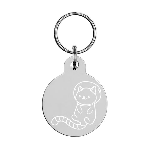 engraved pet ID tag.